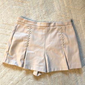 Zara Faux Leather Skort